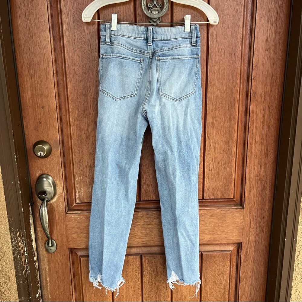 Sol Distressed Straight Leg Jeans - Picture 2 of 8